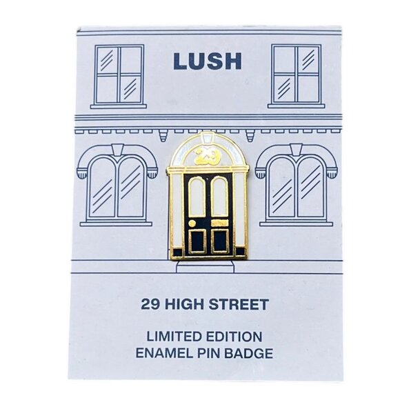 LUSH 29 High Street Limited Edition Enamel Pin Badge #1 - Picture 1 of 5